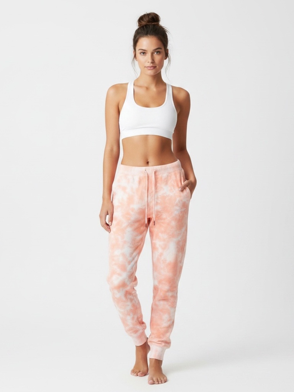 Baby boo | NWOT tie dye thick high rise soft cotton lounge sweatpants size small